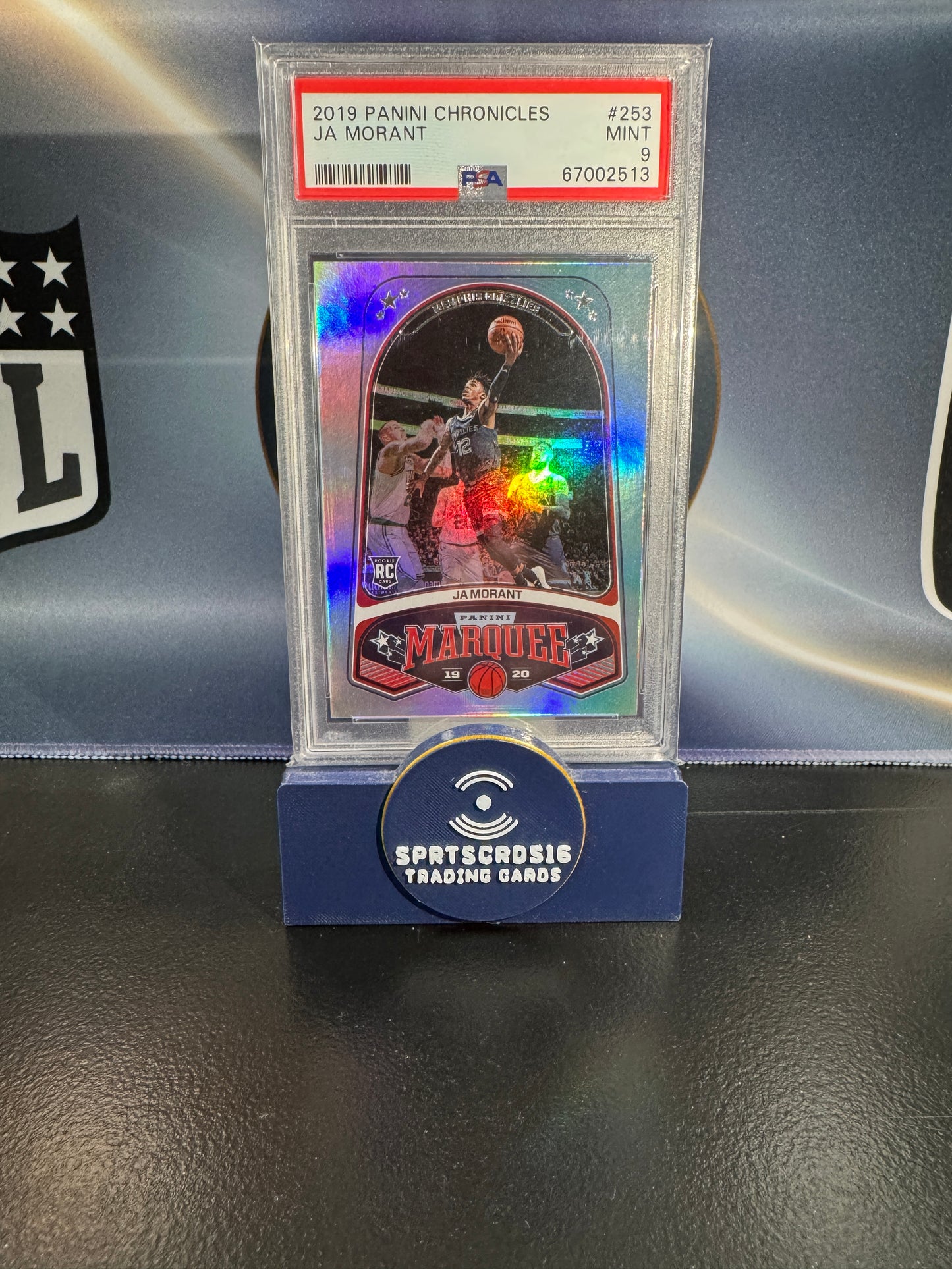 2019 Panini Chronicles Ja Morant Marquee Rookie PSA 9