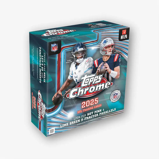 2025 Topps Chrome NFL Football Mega Box