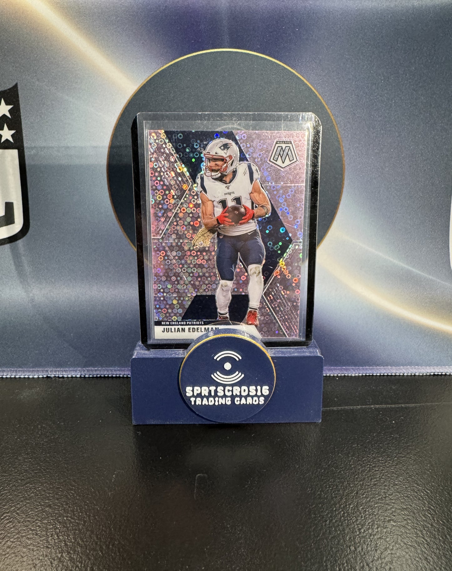 2020 Panini Mosaic Football Julian Edelman - Pink Disco - #12/20