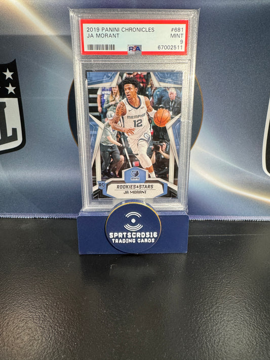 2019 Panini Chronicles Ja Morant Rookies & Stars PSA 9