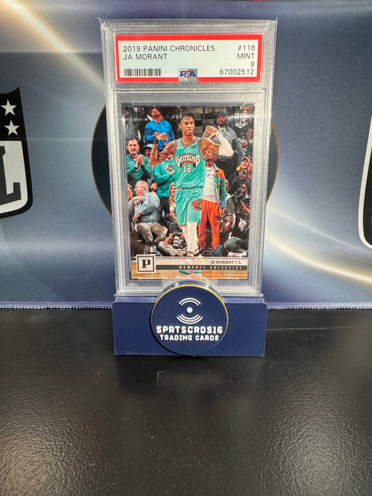 2019 Panini Chronicles Ja Morant Rookie PSA 9 (Young Dolph)
