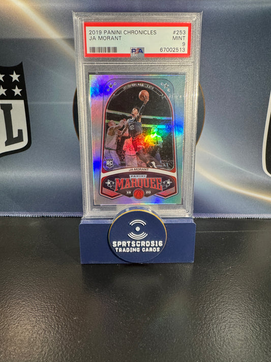 2019 Panini Chronicles Ja Morant Marquee Rookie PSA 9