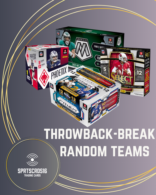 NFL Throwback Group Break | Random Teams