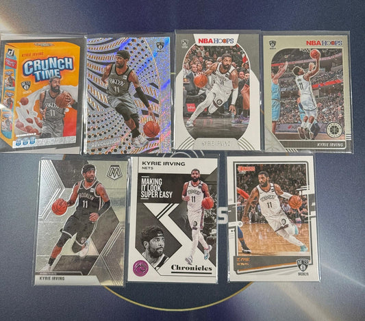 Kyrie Irving Base & Insert Lot (7 Panini Sammelkarten) NBA