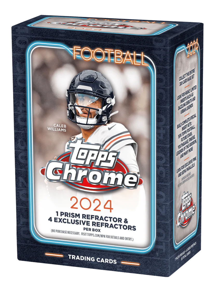 2024 Topps Chrome Football Blaster Box