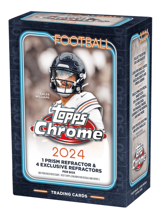2024 Topps Chrome Football Blaster Box